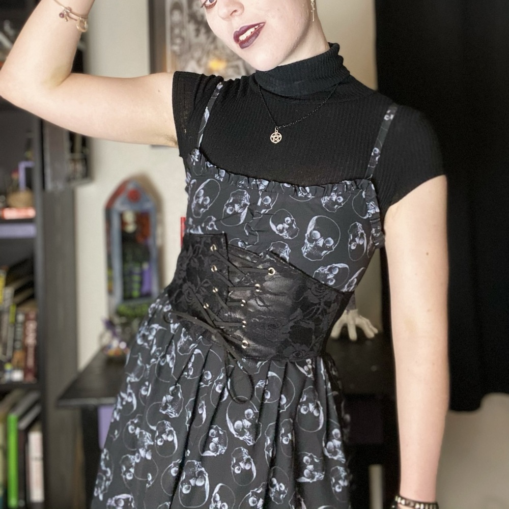 Royal Bones - Skull Babydoll Dress